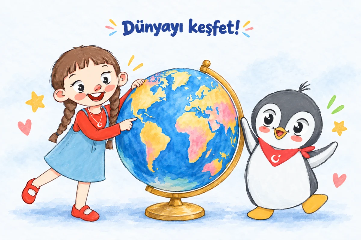 Dünyayı keşfet — Roots & Talks karakterleriyle Türkçe