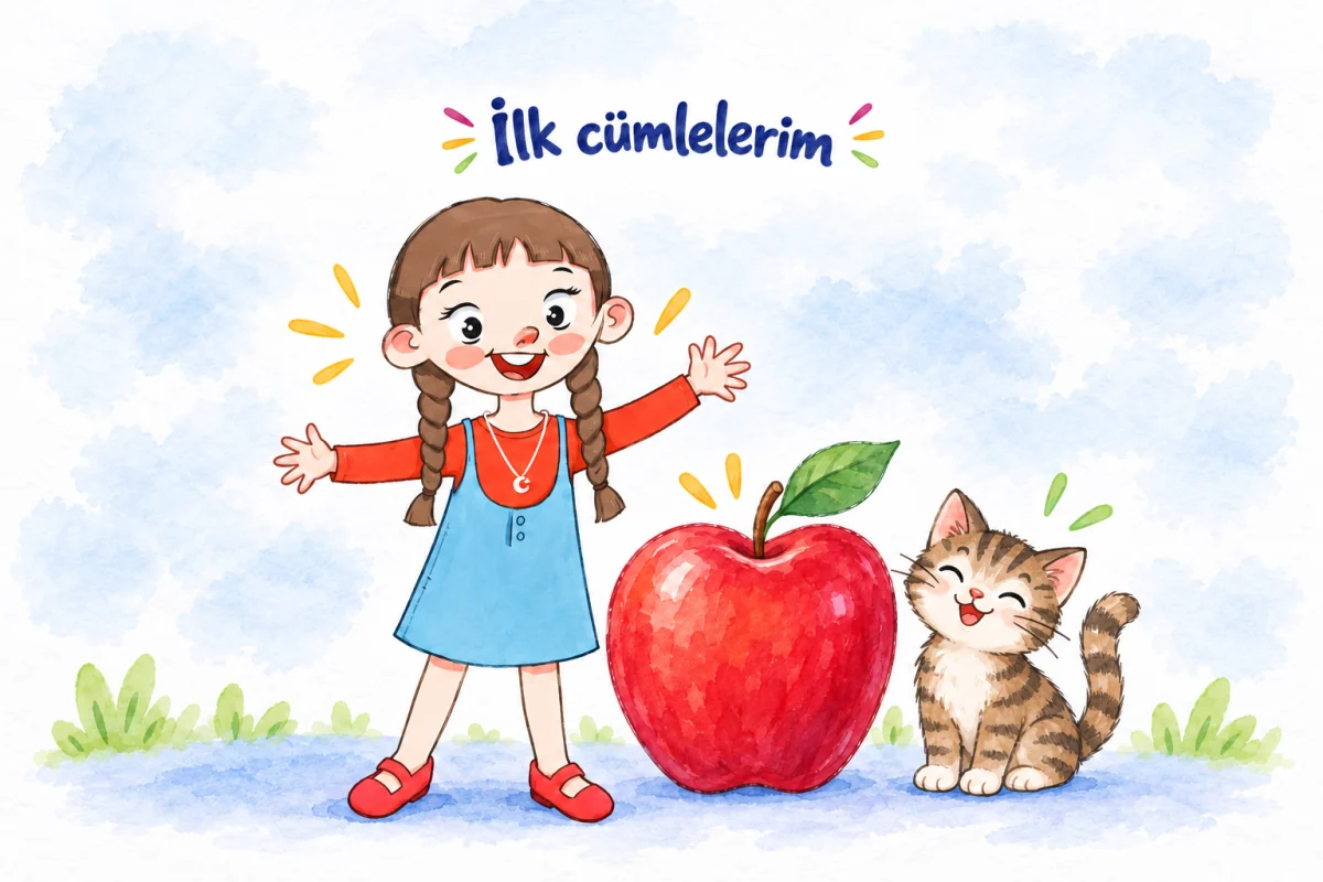 Başlangıç Türkçesi — Roots & Talks karakterleriyle Türkçe