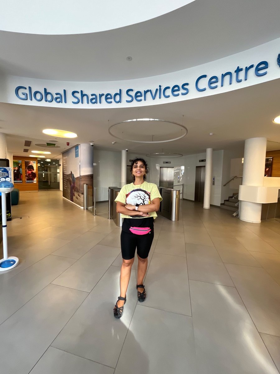 Gamze Beyaz, Global Shared Services Centre girişinde