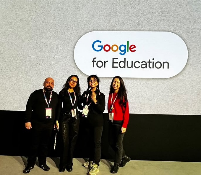 Roots & Talks ekibi Google for Education sahnesinde